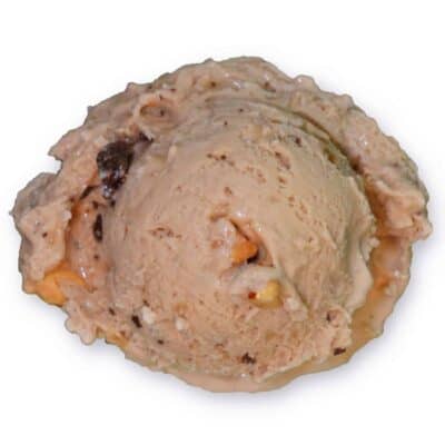 Scoop of Chocolate Shoppe Ice Cream's Cappuccino Break flavor