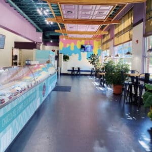 Inside of Chocolate Shoppe Ice Cream Fitchburg location