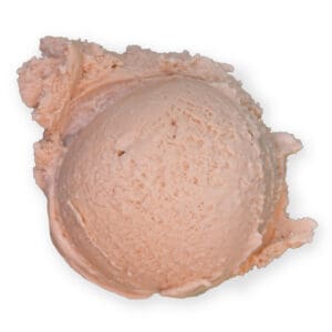 Scoop of Chocolate Shoppe Ice Cream's Salted Caramel flavor