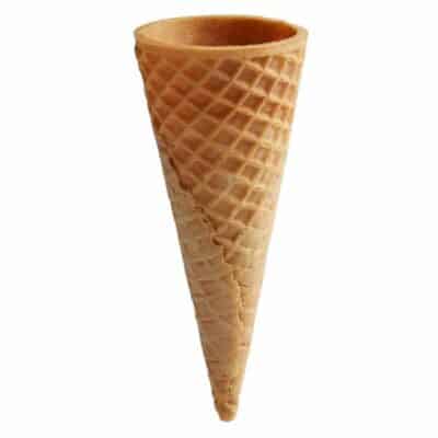 Sugar cone on a white background