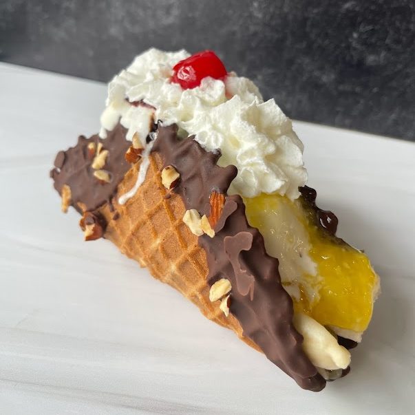 banana split taco