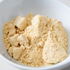 Malt powder in a bowl