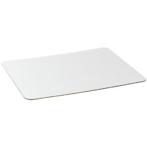 rectangle cake board on a white background