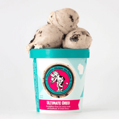 Pint of Chocolate Shoppe Ice Cream's Ultimate Oreo flavor